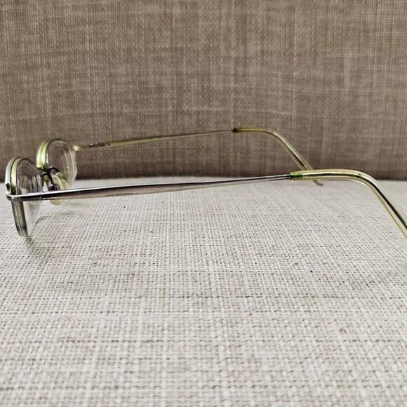 Nine West Vintage Glasses/Eyeglasses Frame Purple/Gold Tone Half Rim Frame - Picture 12 of 12